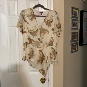 Vince Camuto Paisley Blouse - Size Large